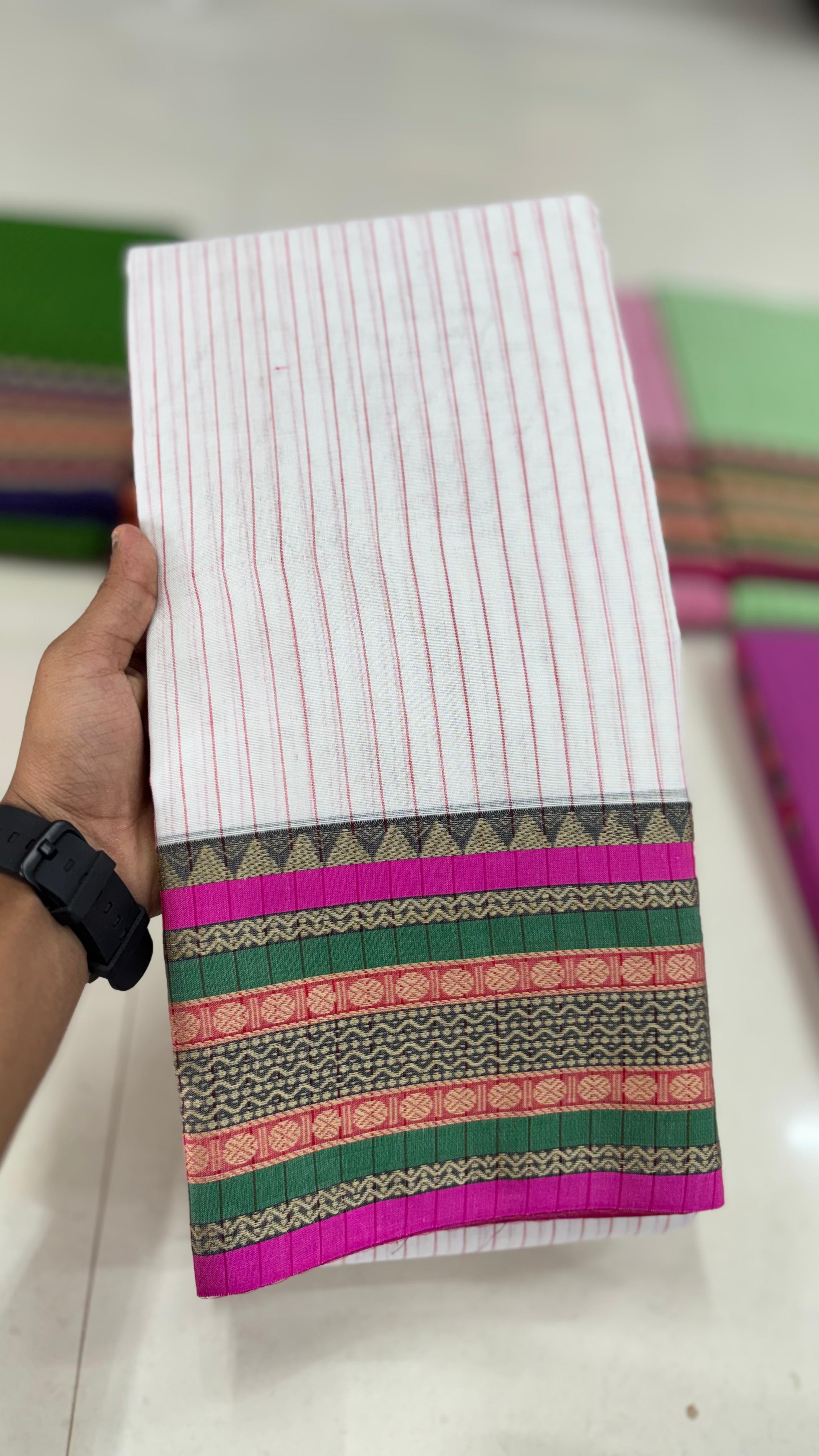 Narayan Peth Pure Cotton Saree